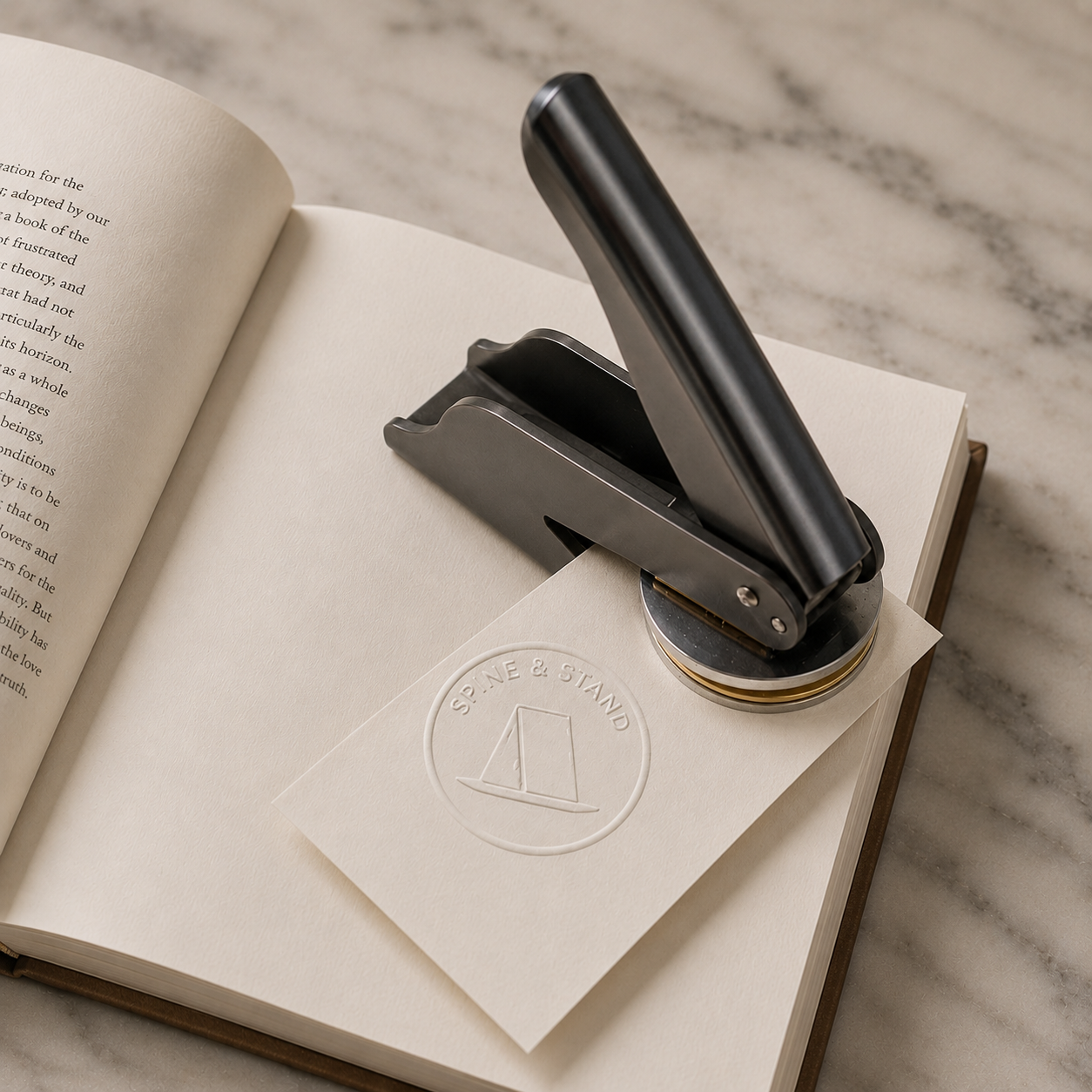 Spine & Stand Book embosser